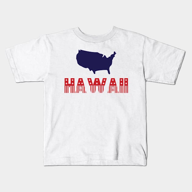 4th of july Kids T-Shirt by Pinkfeathers